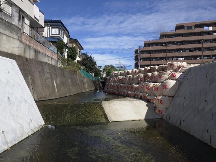 一色川護岸改修工事その３工事前